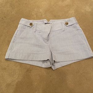 Blue and White Shorts